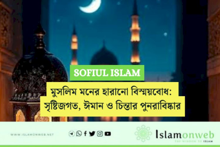 মুসলিম মনের হারানো বিস্ময়বোধ: সৃষ্টিজগত, ঈমান ও চিন্তার পুনরাবিষ্কার