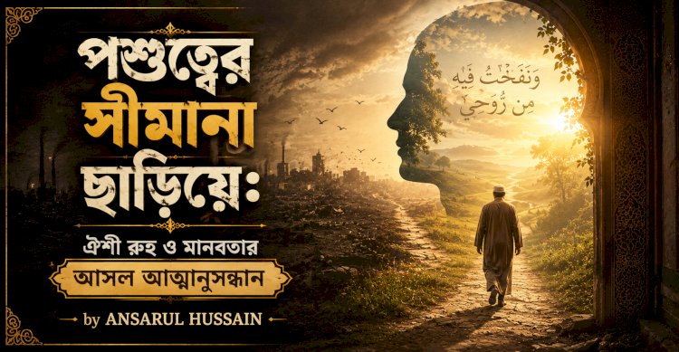 পশুত্বের সীমানা ছাড়িয়ে: ঐশী রুহ ও মানবতার আসল আত্মানুসন্ধান