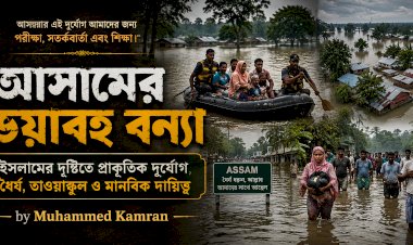 আসামের ভয়াবহ বন্যা: ইসলামের দৃষ্টিতে প্রাকৃতিক দুর্যোগ, ধৈর্য, তাওয়াক্কুল ও মানবিক দায়িত্ব