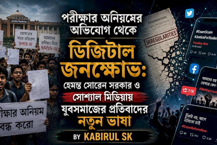 পরীক্ষার অনিয়মের অভিযোগ থেকে ডিজিটাল জনক্ষোভ: হেমন্ত সোরেন সরকার ও সোশ্যাল মিডিয়ায় যুবসমাজের প্রতিবাদের নতুন ভাষা
