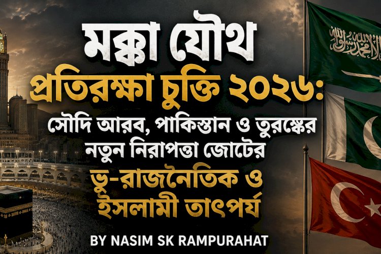 মক্কা যৌথ প্রতিরক্ষা চুক্তি ২০২৬: সৌদি আরব, পাকিস্তান ও তুরস্কের নতুন নিরাপত্তা জোটের ভূ-রাজনৈতিক ও ইসলামী তাৎপর্য