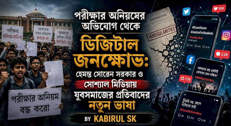 পরীক্ষার অনিয়মের অভিযোগ থেকে ডিজিটাল জনক্ষোভ: হেমন্ত সোরেন সরকার ও সোশ্যাল মিডিয়ায় যুবসমাজের প্রতিবাদের নতুন ভাষা