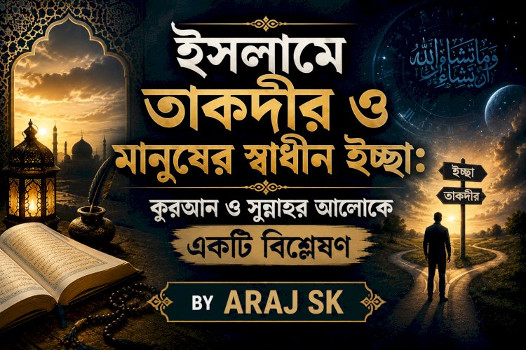 ইসলামে তাকদীর ও মানুষের স্বাধীন ইচ্ছা: কুরআন ও সুন্নাহর আলোকে একটি বিশ্লেষণ