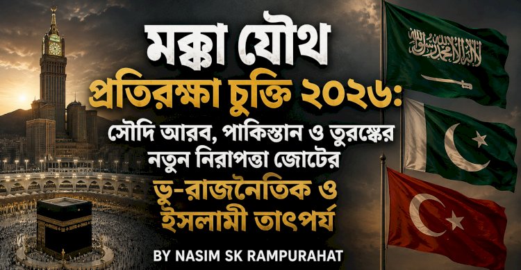 মক্কা যৌথ প্রতিরক্ষা চুক্তি ২০২৬: সৌদি আরব, পাকিস্তান ও তুরস্কের নতুন নিরাপত্তা জোটের ভূ-রাজনৈতিক ও ইসলামী তাৎপর্য