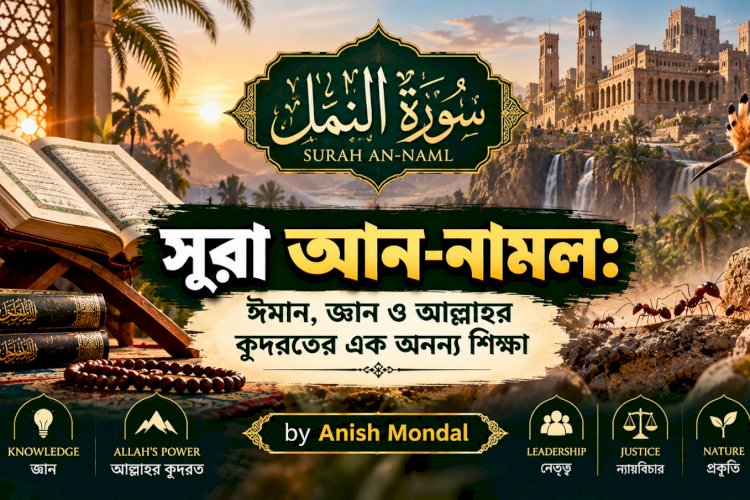 সূরা আন-নামল: ঈমান, জ্ঞান ও আল্লাহর কুদরতের এক অনন্য শিক্ষা