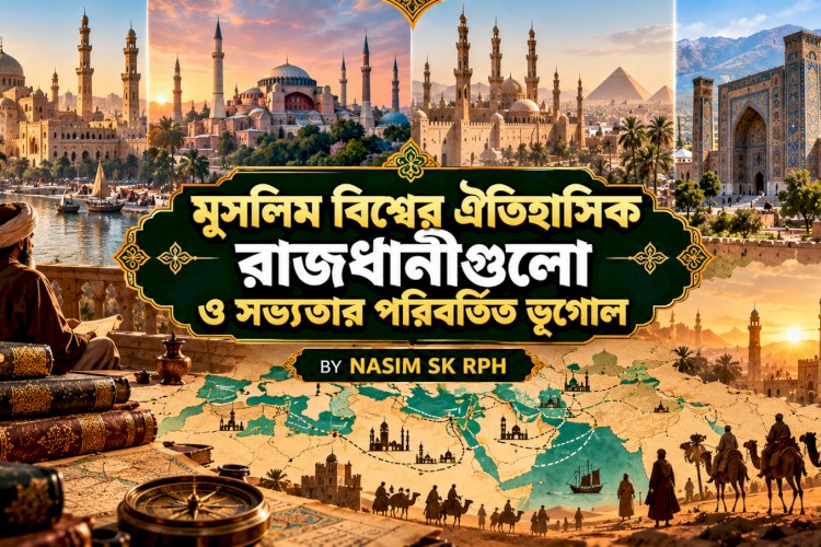 মুসলিম বিশ্বের ঐতিহাসিক রাজধানীগুলো ও সভ্যতার পরিবর্তিত ভূগোল