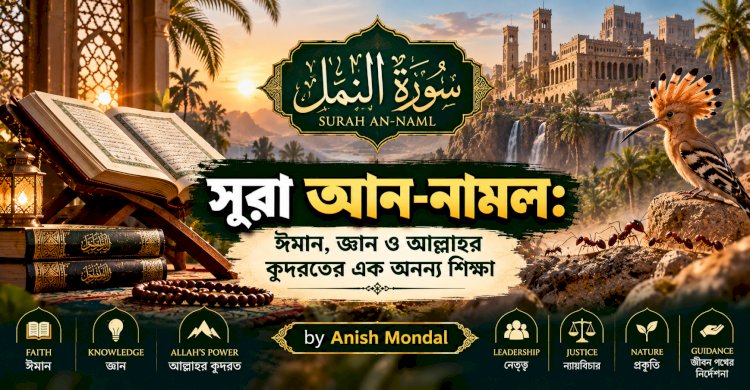 সূরা আন-নামল: ঈমান, জ্ঞান ও আল্লাহর কুদরতের এক অনন্য শিক্ষা