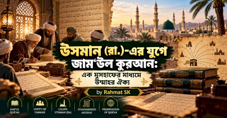 উসমান (রা.)-এর যুগে জাম‘উল কুরআন: এক মুসহাফের মাধ্যমে উম্মাহর ঐক্য
