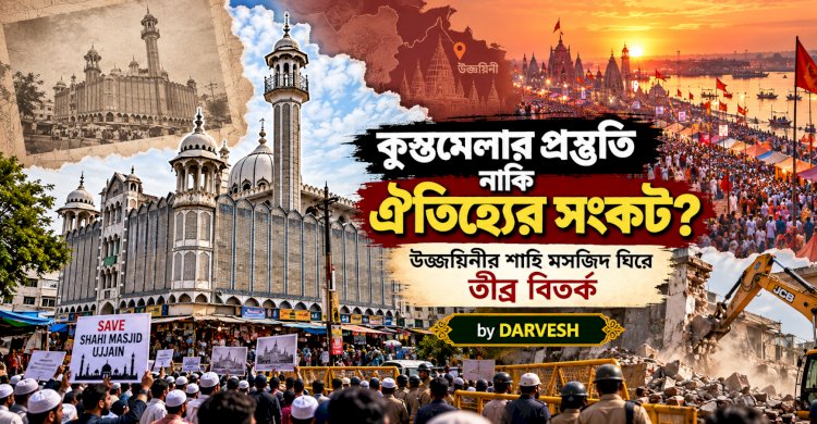 কুম্ভমেলার প্রস্তুতি নাকি ঐতিহ্যের সংকট? উজ্জয়িনীর শাহি মসজিদ ঘিরে তীব্র বিতর্ক