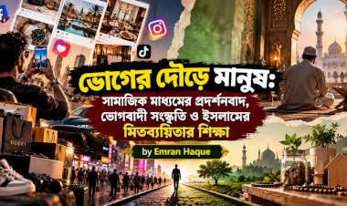 ভোগের দৌড়ে মানুষ: সামাজিক মাধ্যমের প্রদর্শনবাদ, ভোগবাদী সংস্কৃতি ও ইসলামের মিতব্যয়িতার শিক্ষা