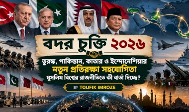 বদর চুক্তি ২০২৬: তুরস্ক, পাকিস্তান, কাতার ও ইন্দোনেশিয়ার নতুন প্রতিরক্ষা সহযোগিতা মুসলিম বিশ্বের রাজনীতিতে কী বার্তা দিচ্ছে?