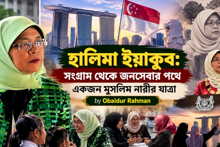 হালিমা ইয়াকুব: সংগ্রাম থেকে জনসেবার পথে একজন মুসলিম নারীর যাত্রা