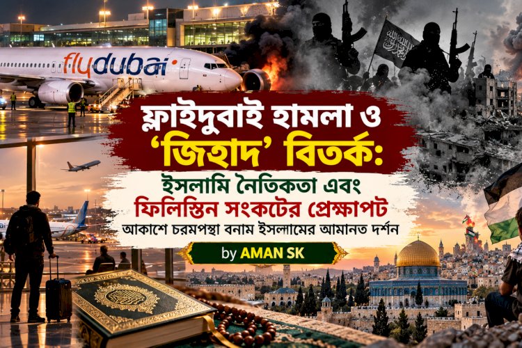 ফ্লাইদুবাই হামলা ও ‘জিহাদ’ বিতর্ক: ইসলামি নৈতিকতা এবং ফিলিস্তিন সংকটের প্রেক্ষাপট আকাশে চরমপন্থা বনাম ইসলামের আমানত দর্শন