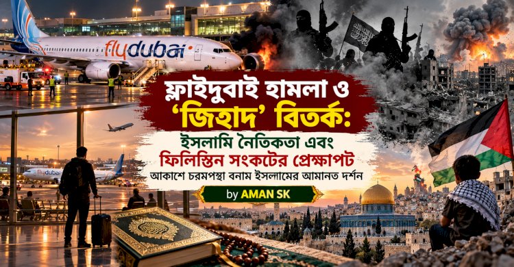 ফ্লাইদুবাই হামলা ও ‘জিহাদ’ বিতর্ক: ইসলামি নৈতিকতা এবং ফিলিস্তিন সংকটের প্রেক্ষাপট আকাশে চরমপন্থা বনাম ইসলামের আমানত দর্শন
