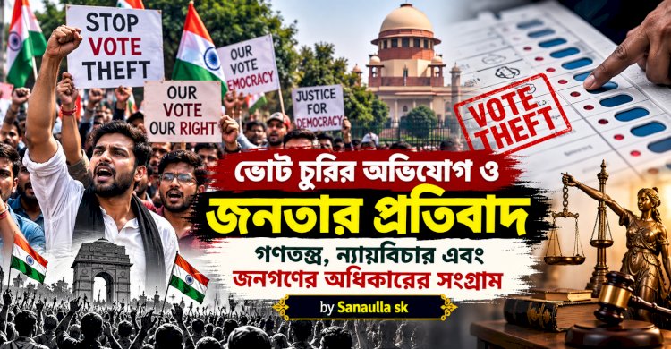 ভোট চুরির অভিযোগ ও জনতার প্রতিবাদ: গণতন্ত্র, ন্যায়বিচার এবং জনগণের অধিকারের সংগ্রাম