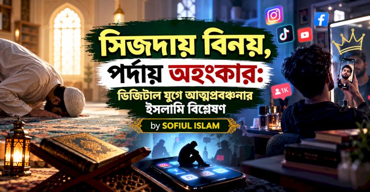 সিজদায় বিনয়, পর্দায় অহংকার: ডিজিটাল যুগে আত্মপ্রবঞ্চনার ইসলামি বিশ্লেষণ