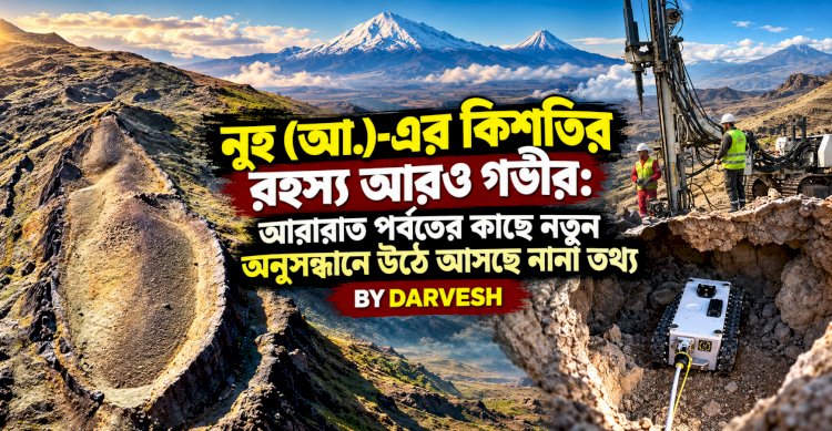 নূহ (আ.)-এর কিশতির রহস্য আরও গভীর: আরারাত পর্বতের কাছে নতুন অনুসন্ধানে উঠে আসছে নানা তথ্য