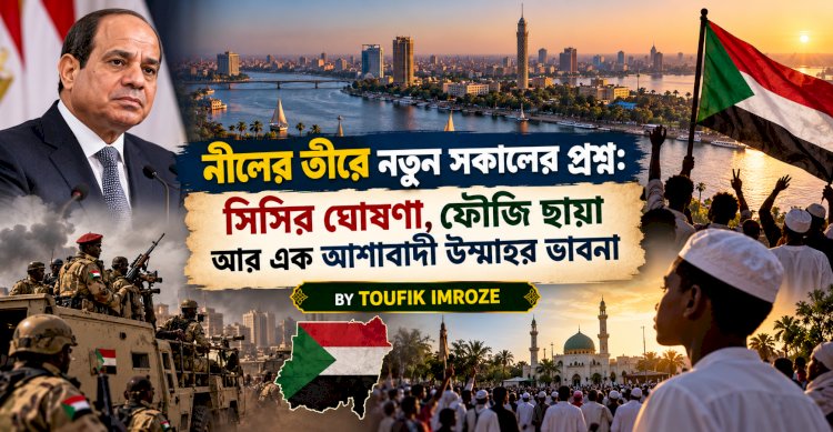 নীলের তীরে নতুন সকালের প্রশ্ন: সিসির ঘোষণা, ফৌজি ছায়া আর এক আশাবাদী উম্মাহর ভাবনা