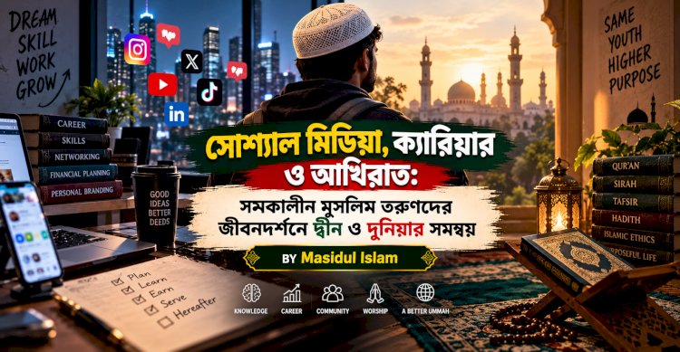 সোশ্যাল মিডিয়া, ক্যারিয়ার ও আখিরাত: সমকালীন মুসলিম তরুণদের জীবনদর্শনে দ্বীন ও দুনিয়ার সমন্বয়